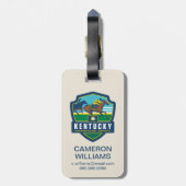 Staatsstolz | Kentucky Gepäckanhänger (Rückseite vertikal)