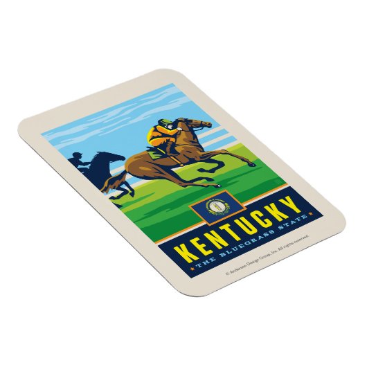 Staatsstolz | Kentucky Magnet (Rechte Seite)