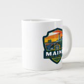 Staatsstolz | Maine Jumbo-Tasse (Vorderseite Rechts)