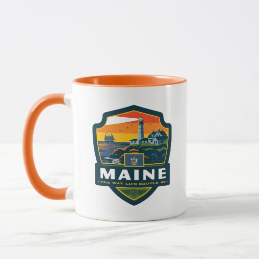 Staatsstolz | Maine Tasse (Links)