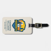 Staatsstolz | Massachusetts Gepäckanhänger (Vorderseite horizontal)