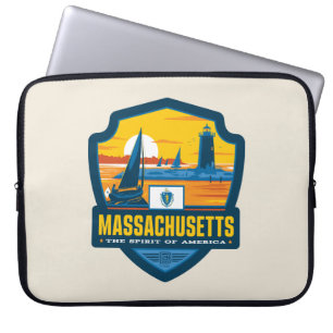 Staatsstolz Massachusetts Laptopschutzhülle