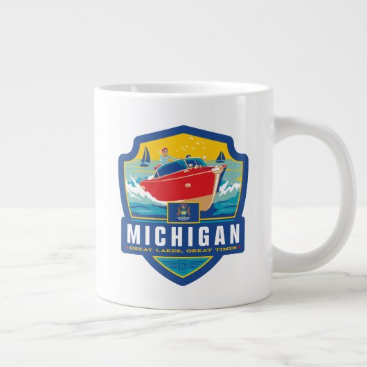 Staatsstolz | Michigan Jumbo-Tasse (Rechts)