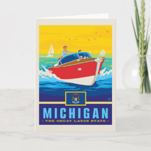 Staatsstolz   Michigan Karte