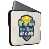 Staatsstolz | Minnesota Laptopschutzhülle (Vorne Rechts)