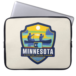 Staatsstolz Minnesota Laptopschutzhülle
