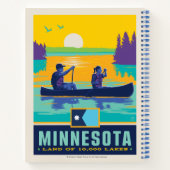 Staatsstolz | Minnesota Notizblock (Rückseite)