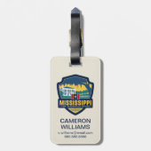 Staatsstolz | Mississippi Gepäckanhänger (Rückseite vertikal)
