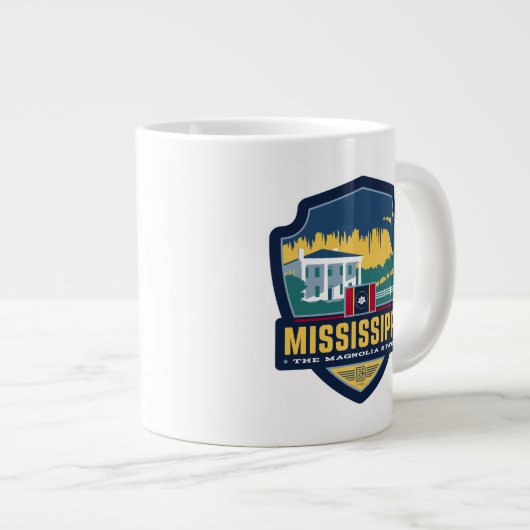Staatsstolz | Mississippi Jumbo-Tasse (Vorderseite Rechts)