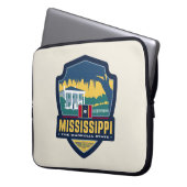 Staatsstolz | Mississippi Laptopschutzhülle (Vorderseite Links)