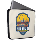 Staatsstolz | Missouri Laptopschutzhülle (Vorne Rechts)