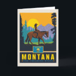 Staatsstolz | Montana Karte<br><div class="desc">Anderson Design Group ist eine preisgekrönte Illustrations- und Designfirma in Nashville,  Tennessee. Der Gründer Joel Anderson leitet ein Team talentierter Künstler,  um originale Posterkunst zu kreieren,  die wie Vintage Werbedrucke von den 1920er bis 1960er Jahren aussieht.</div>