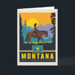 Staatsstolz | Montana Karte<br><div class="desc">Anderson Design Group ist eine preisgekrönte Illustrations- und Designfirma in Nashville,  Tennessee. Der Gründer Joel Anderson leitet ein Team talentierter Künstler,  um originale Posterkunst zu kreieren,  die wie Vintage Werbedrucke von den 1920er bis 1960er Jahren aussieht.</div>