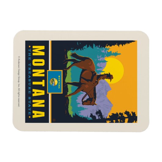 Staatsstolz | Montana Magnet (Horizontal)