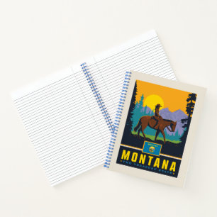 Staatsstolz Montana Notizblock