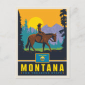 Staatsstolz | Montana Postkarte (Vorderseite)