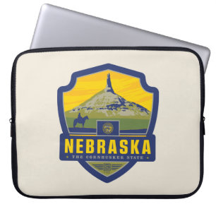 Staatsstolz Nebraska Laptopschutzhülle