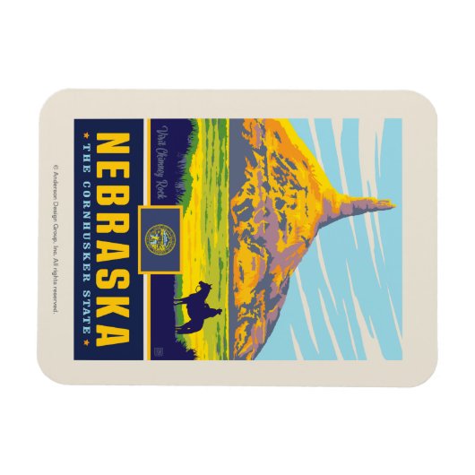 Staatsstolz | Nebraska Magnet (Horizontal)