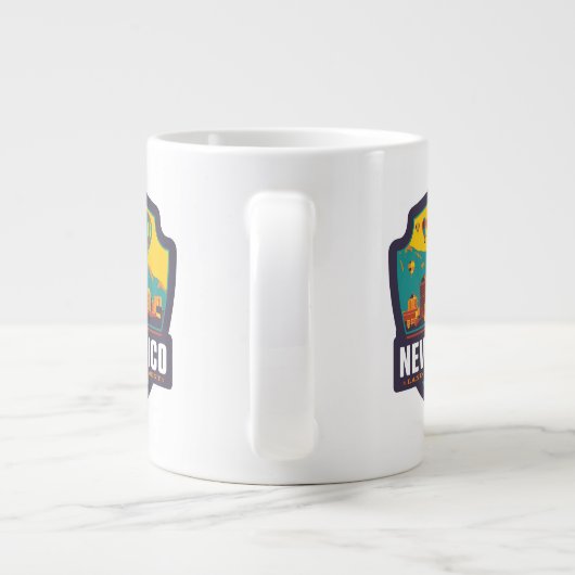 Staatsstolz | Neu Mexiko Jumbo-Tasse (Rückseite)