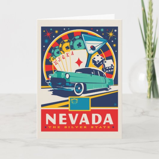 Staatsstolz | Nevada Karte (Vorderseite)