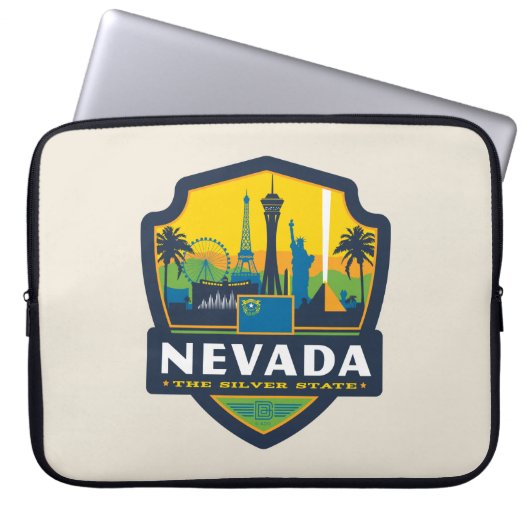 Staatsstolz | Nevada Laptopschutzhülle (Vorderseite)