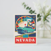 Staatsstolz | Nevada Postkarte (Stehend Vorderseite)