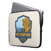 Staatsstolz | New Hampshire Laptopschutzhülle (Vorderseite Links)