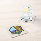 Staatsstolz| New Hampshire Rechteckiger Pappuntersetzer (Vor Ort)