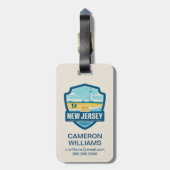 Staatsstolz | New Jersey Gepäckanhänger (Rückseite vertikal)