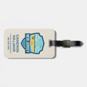 Staatsstolz | New Jersey Gepäckanhänger (Rückseite horizontal)