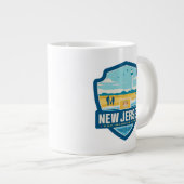 Staatsstolz | New Jersey Jumbo-Tasse (Vorderseite Rechts)