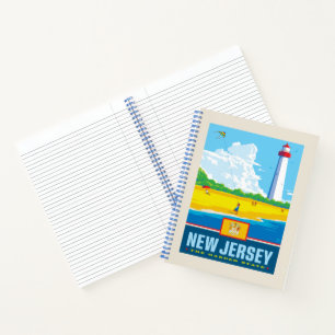 Staatsstolz New Jersey Notizblock