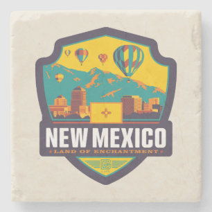 Staatsstolz   New Mexico Steinuntersetzer