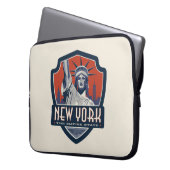 Staatsstolz | New York Laptopschutzhülle (Vorderseite Links)