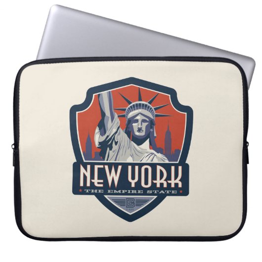 Staatsstolz | New York Laptopschutzhülle (Vorderseite)