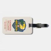 Staatsstolz | Nord-Carolina Gepäckanhänger (Rückseite horizontal)