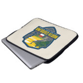 Staatsstolz | North Carolina Laptopschutzhülle (Vorne Knopf)
