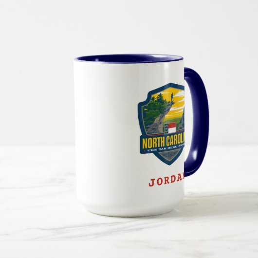 Staatsstolz | North Carolina Tasse (VorderseiteRechts)