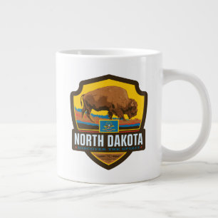Staatsstolz North Dakota Jumbo-Tasse