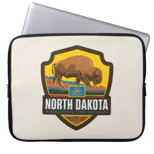 Staatsstolz North Dakota Laptopschutzhülle