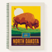 Staatsstolz | North Dakota Notizblock (Vorderseite)