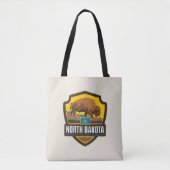 Staatsstolz | North Dakota Tasche (Vorderseite)