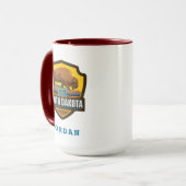 Staatsstolz | North Dakota Tasse (Vorderseite Links)