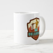 Staatsstolz | Oklahoma Jumbo-Tasse (Vorderseite Rechts)