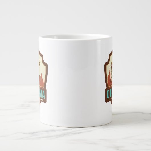 Staatsstolz | Oklahoma Jumbo-Tasse (Vorderseite)