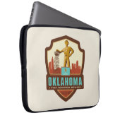 Staatsstolz | Oklahoma Laptopschutzhülle (Vorne Rechts)