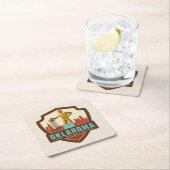 Staatsstolz | Oklahoma Rechteckiger Pappuntersetzer (Vor Ort)