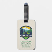 Staatsstolz | Oregon Gepäckanhänger (Rückseite vertikal)