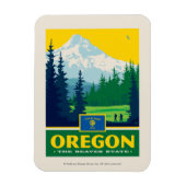 Staatsstolz | Oregon Magnet (Vertikal)