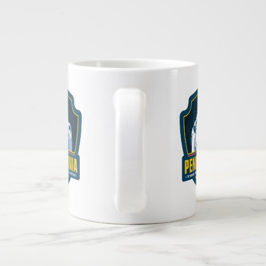 Staatsstolz | Pennsylvania Jumbo-Tasse (Rückseite)